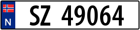 Truck License Plate